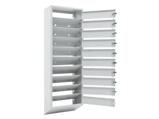 Пощенска кутия PMT PB - 10C KL- отворена, с 10 индивидуални клетки