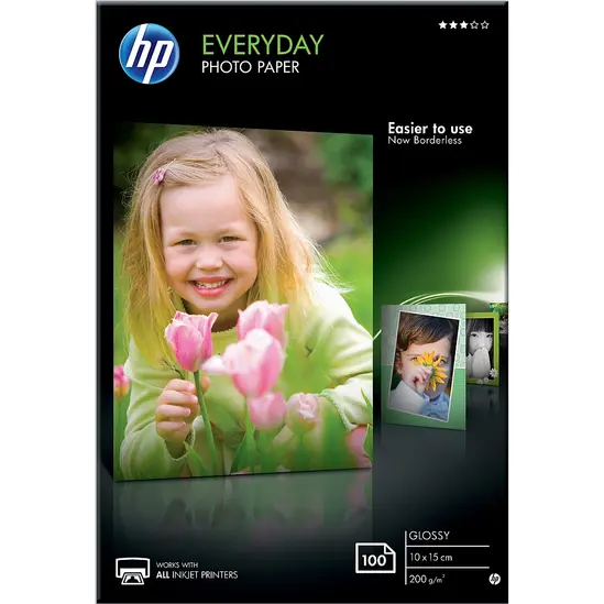 Хартия HP Everyday Glossy Photo Paper-100 sht10 x 15 cm