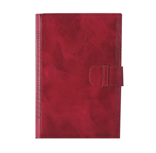 Календар бележник КИНГ в кутия-червен цвят, затворен