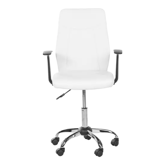 Работен стол РОСИЦА  -сниман отпред, черни подлакътници