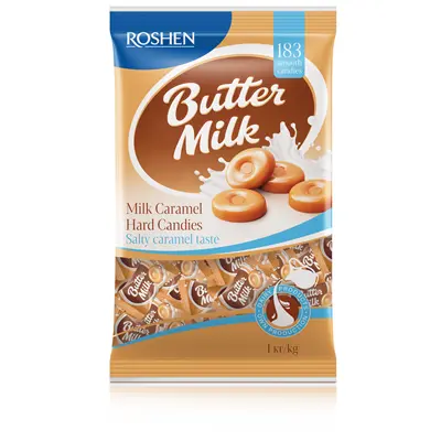 Бонбони Roshen butter milk 1 кг