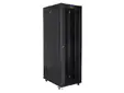 Комуникационен шкаф Lanberg rack cabinet 19' free-standing 42U800x1000 (flat pack) with glass door lcd black v2
