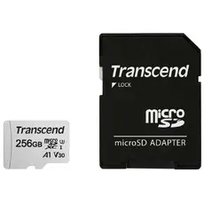 Памет Transcend 256GB microSD UHS-I U1 (with adapter)