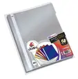 Папка PVC с перфорация 50 броя сребро - пакет