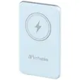 Външна батерия Verbatim MCP-5BE Power Pack 5000 mAh with UBS-C® PD 20W  Magnetic Wireless Charging 15W Blue