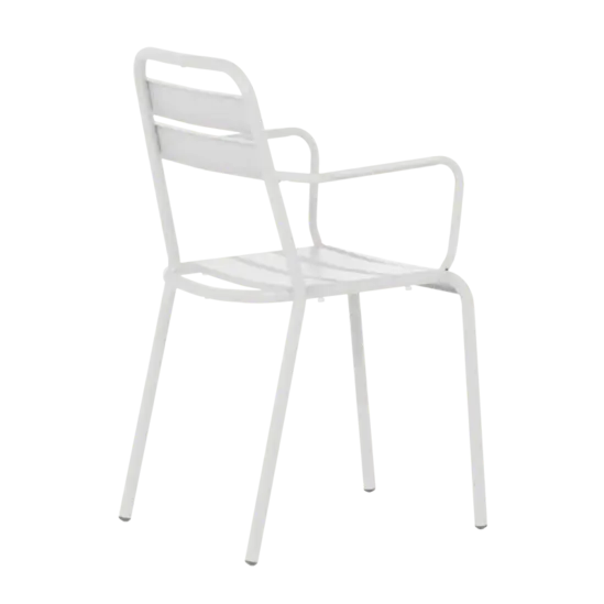 Градински стол ЛУНОРА- бял