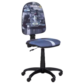 Детски стол Пресиан - черна база- снимка отпред