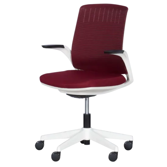 Детски стол ТЕА червен- снимка отстрани