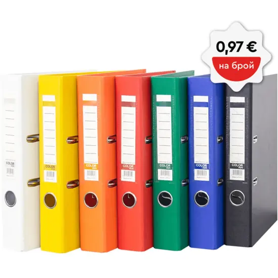 Класьор 5.5 см TGR кашон 50 броя с пиктограма за цена