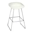Бар стол КАНАТИЦА SLD 15- бяла седалка
