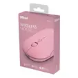 Мишка TRUST Puck Wireless & BT Rechargeable Mouse Pink