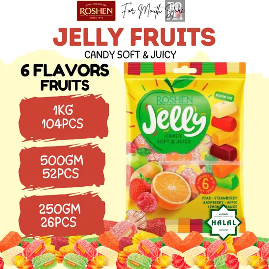 Бонбони Roshen jely желирани 1 кг