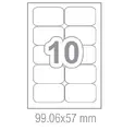 Самозалепващи етикети 99.06x57 10 бр.
