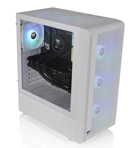 Кутия за компютър Thermaltake S200 TG Snow