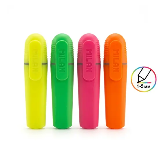 Текст маркер Milan комплект 4 цвята