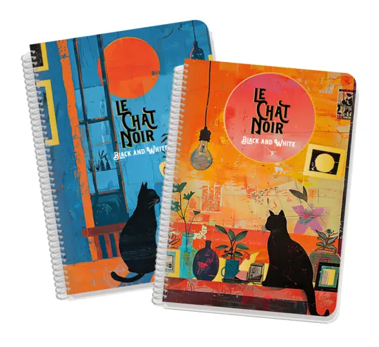 Тетрадка със спирала А4 Golden Vintage 105 л 