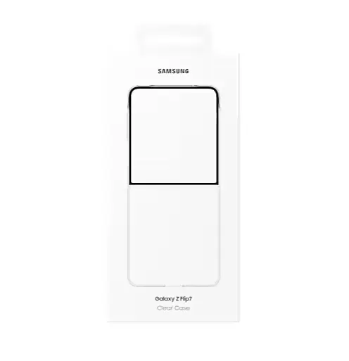 Калъф Samsung Z Flip7 Clear Case Transparent