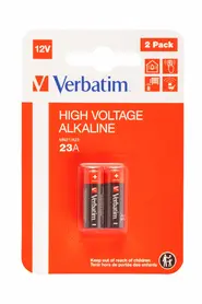 Батерия Verbatim ALKALINE BATTERY 12V 23A (MN21A23) 2 PACK