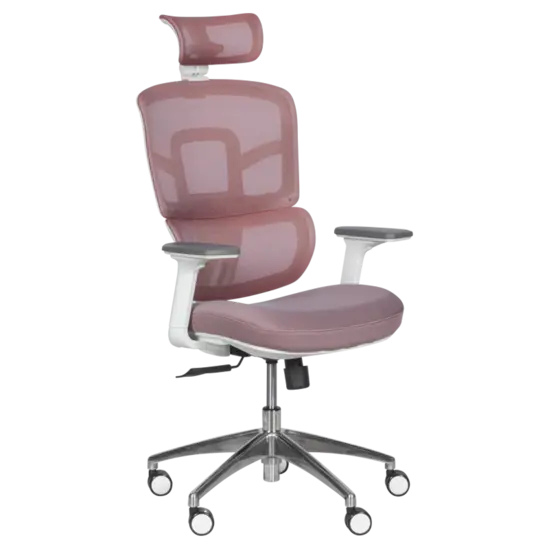 Директорски стол ГЕНАДИ- снимка отпред, червен цвят