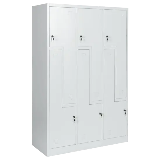 Метален гардероб BTL КK с 6 отделения -180х120х50 см