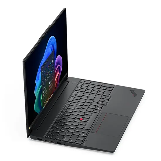 Лаптоп Lenovo ThinkPad E16 G4, Intel Core Ultra 5 325 (up to 3.40GHz, 12MB), 16" WUXGA, 32GB, 512GB SSD, Intel Graphics, BT 5.4,Wi-Fi 7 2x2 BE, Wired Ethernet, FPR, 1080PFHD Hybrid, 4 Cell, 65W, DOS, 3YR Onsite