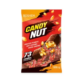 Бонбони Roshen candy nut софт карамел и фъстък 1кг