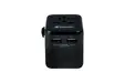 Адаптер Verbatim UTA-01 Universal Travel Adapter with 2 x USB-A ports
