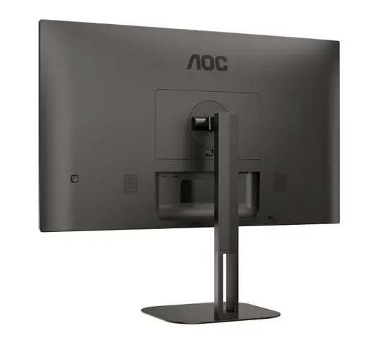 Монитор AOC Q27V5NBK, 27' VA WLED, 2560x1440@75Hz, 4ms GtG, 300cd m2, 4000:1, 20M:1 DCR, Adaptive Sync, FlickerFree, Low Blue Light, 3Wx2, Tilt, Height Adjust, Pivot, Swivel, 2xHDMI, 2xDP
