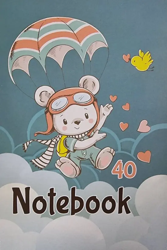 Тетрадка телчета А5 офсет 40 л големи квадрадчета 25 бр