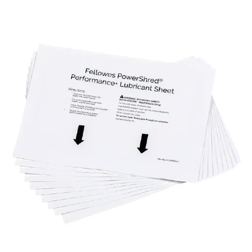 Намаслени листа за смазване Fellowes 10 бр