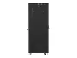 Комуникационен шкаф Lanberg rack cabinet 19' free-standing 37U600x800 (flat pack) with glass door lcd black v2