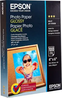 Хартия Epson Photo Paper Glossy - 10x15cm - 100 sheets