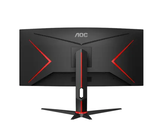Монитор AOC CU34G2XP/BK, 34" Curved 1500R VA, WLED, 3440x1440@180Hz, 1ms GtG, 1ms MPRT, 430 cd/m2, 4000:1, 80M:1 DCR, Tilt, Height Adjust, Swivel, 2xHDMI, 2xDP, USB hub