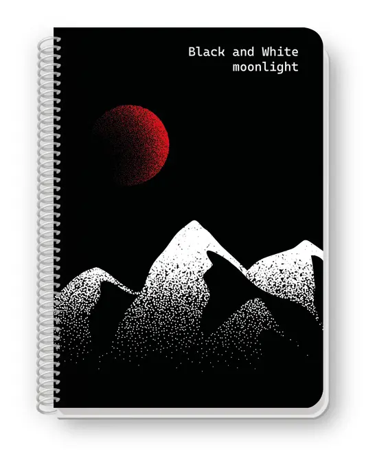 Тетрадка спирала А4 Moon light 80 л