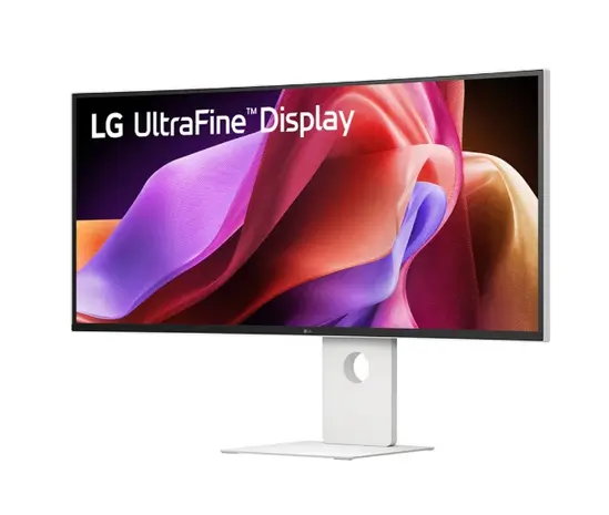 Монитор LG 40U990A-W, 39.7'' UltraFine Nano 21:9, IPS Black 5K2K (5120x2160), 1ms MBR, 120Hz, 5ms, 450 cd/m2, 2000:1, HDR 10, DCI-P3 99%,  USB-C, FreeSync, VRR, PIP, 2 PBP, HDMI, DP, Thunderbolt 5, Built-in KVM, Speacer 2X10W, PIP, PBP, Tilt, Height, Swiv