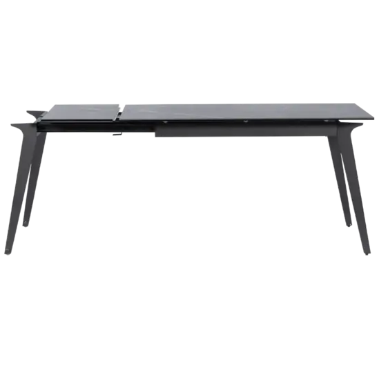 Трапезна маса ЛАВРА разтегателна- черна керамика