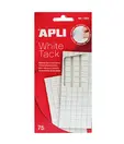 Лепяща гума маджун Apli 102 бр бели кубчета