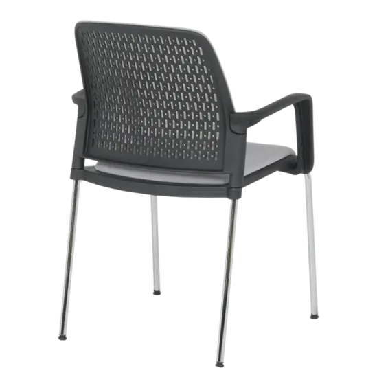 Посетителски стол КАВО- сниман отзад, полипропиленова рамка