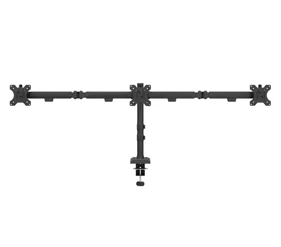 Стойка Neomounts Nero Triple Flat Screen Desk Mount  (phone holder+Quick-fix clampgrommet)