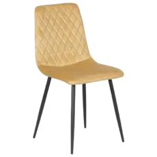 Трапезен стол МАНОЕЛ- златист, дамаска