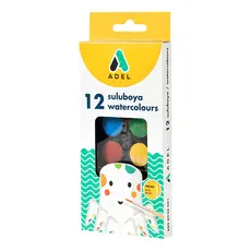 Бои акварелни Adel Ф30 12 цвята
