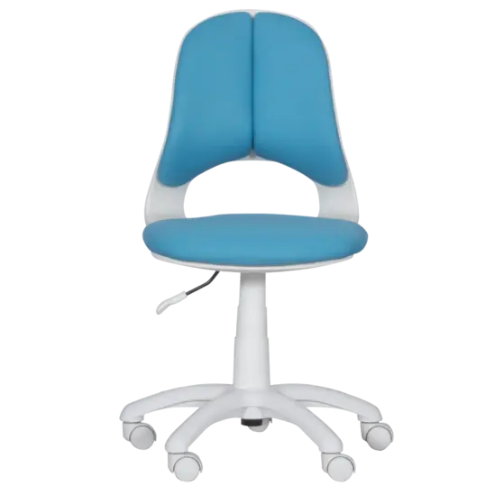 Детски стол ФРЕЯ- снимка отпред, бял полипропилен