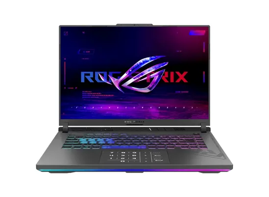 Лаптоп Asus Strix G16 G614PW-RV098, Ryzen 9 8940HX 2.4GHz (80MB Cache, up to 5.3GHz, 16 cores, 32 Threads) 16.0  WUXGA 1920X1200 16:10 Bend+300nits Anti-Glare sRGB 100% Wide View,165Hz,32GB (16GB DDR5-5200 SO-DIMM *2 ) ,1TB G4 , RTX 5080  16GB,Wi-Fi 6E ,G