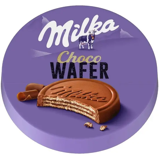 Бисквити Milka шоко вафла150 гр