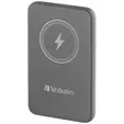 Външна батерия Verbatim MCP-10GY Power Pack 10000 mAh with UBS-C PD 20W  Magnetic Wireless Charging 15W Grey