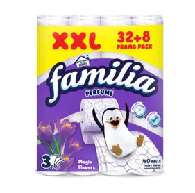  Тоалетна хартия Familia 32+8 бр.
