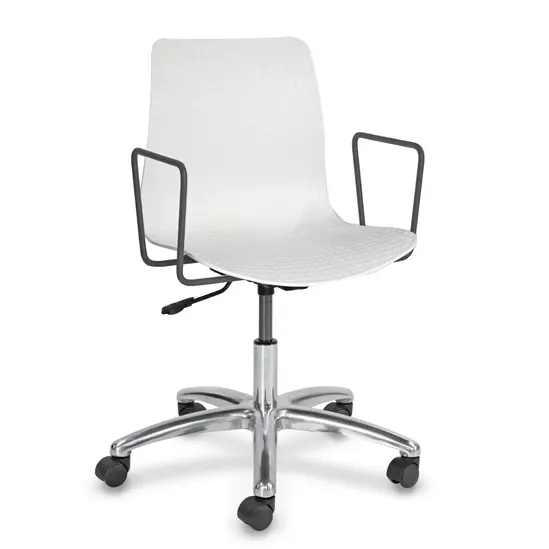 Работен стол КУКЕР DLM 0423-бял цвят