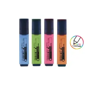 Текст маркер Office Point комплект 4 цвята