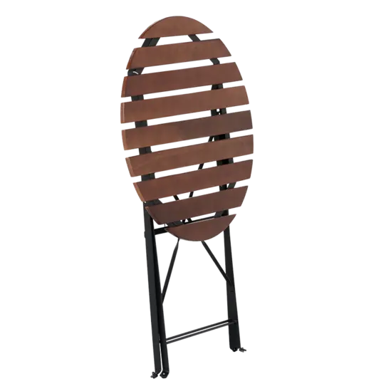 Сгъваема градинска маса БОЖУРА-сгъната, снимка отпред