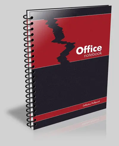 Тетрадка спирала А5 Office 100 л 2 теми тв корици